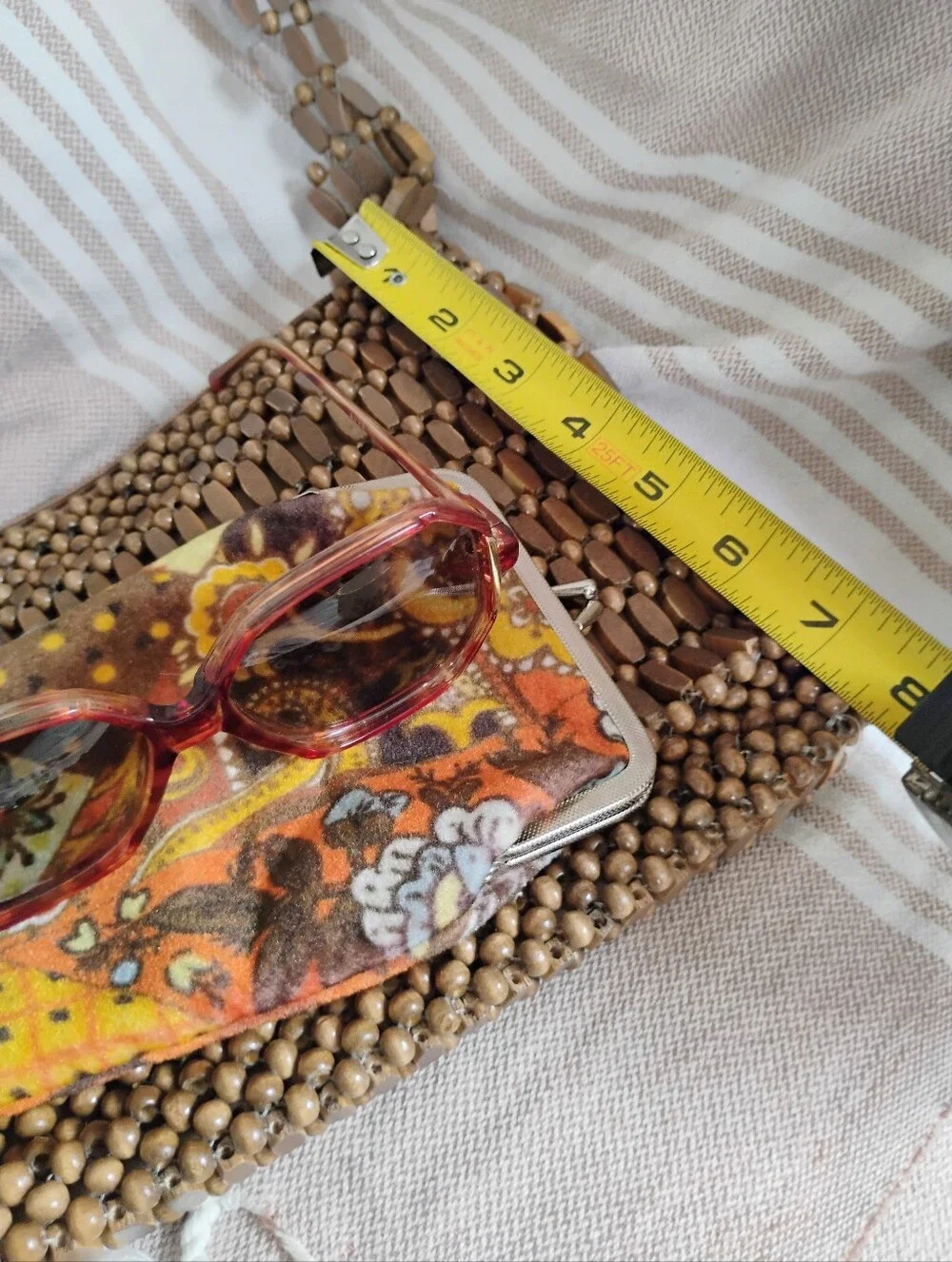 Vintage Bundle Groovy Granny Handbag Sunglass & Pouch
